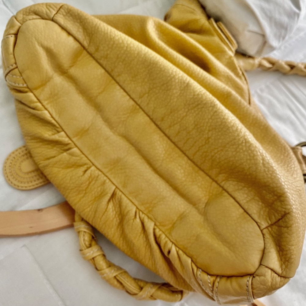 Red by Marc Ecko Yellow Vegan Leather Hobo - Picture 11 of 14